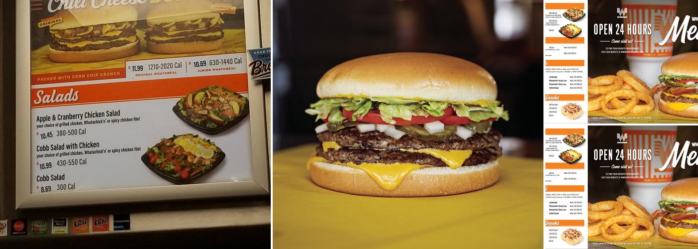 Whataburger Menu