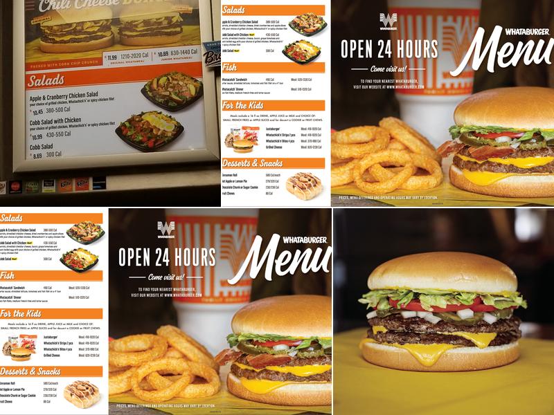 Whataburger Menu