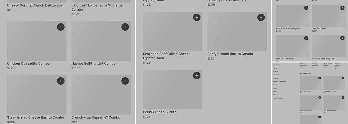 Taco Bell Menu