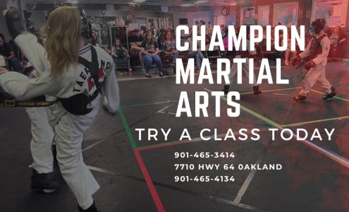 Champion Martial Arts 7710 US-64, Oakland Tennessee 38060