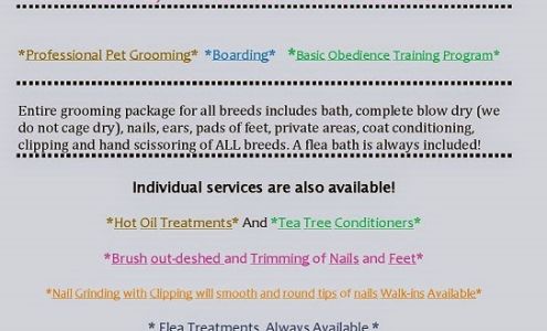 Bonnie's Groom Gallery