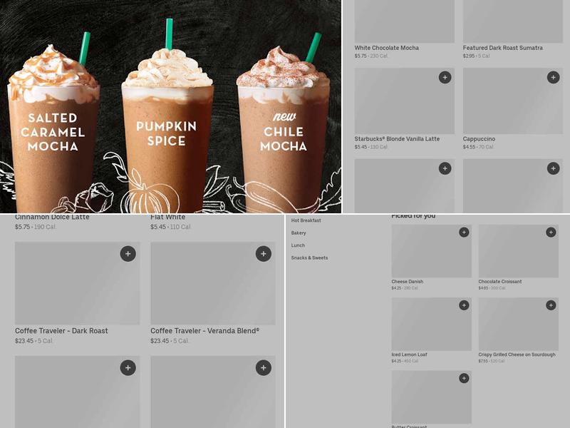 Starbucks Menu