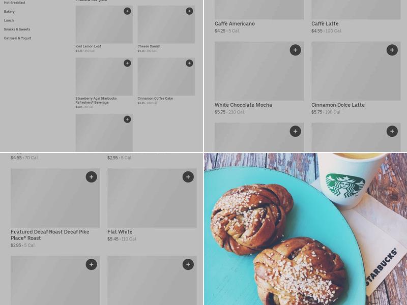 Starbucks Menu