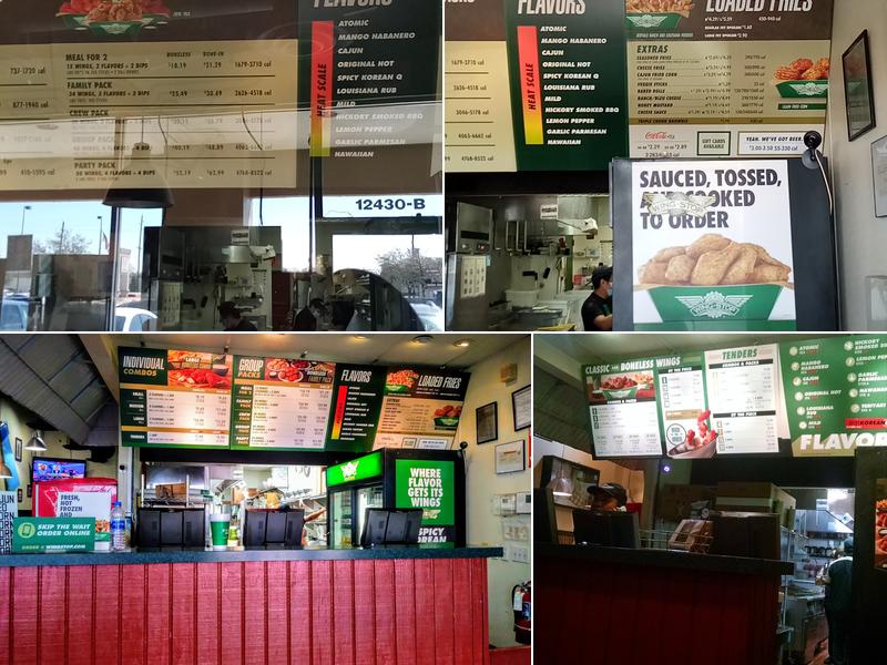 Wingstop Menu