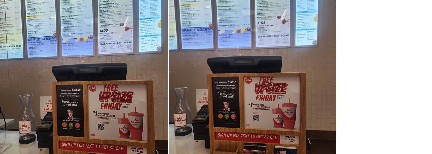 Smoothie King Menu