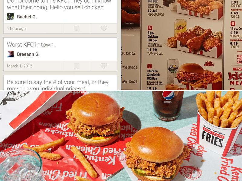 KFC Menu