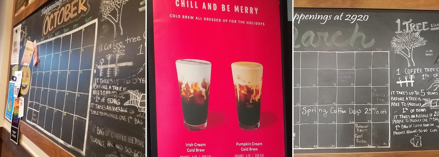 Starbucks Menu