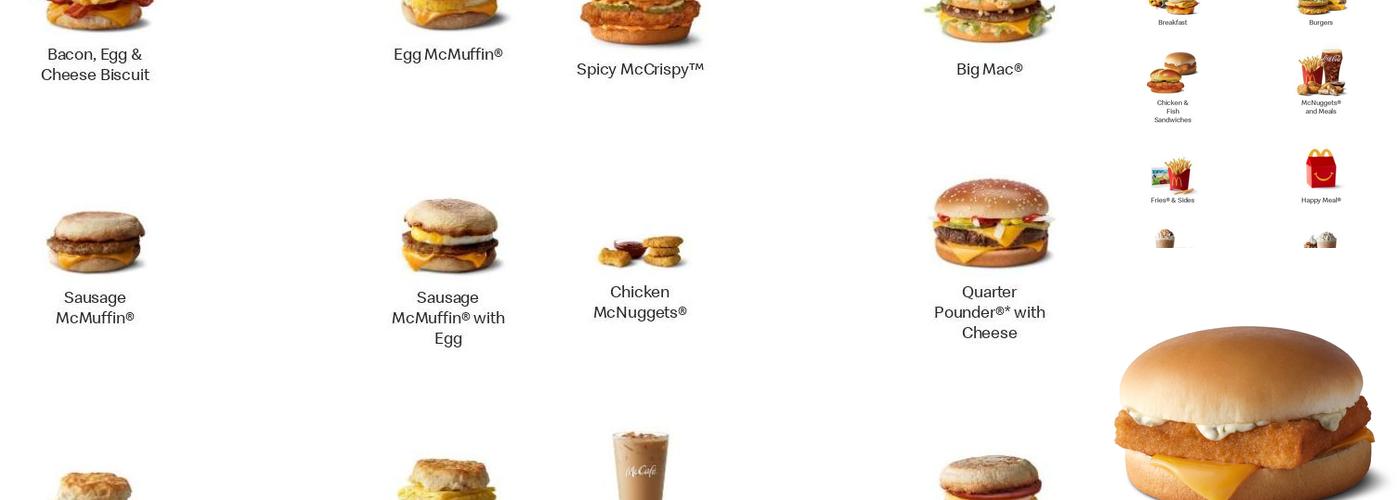 McDonald's Menu
