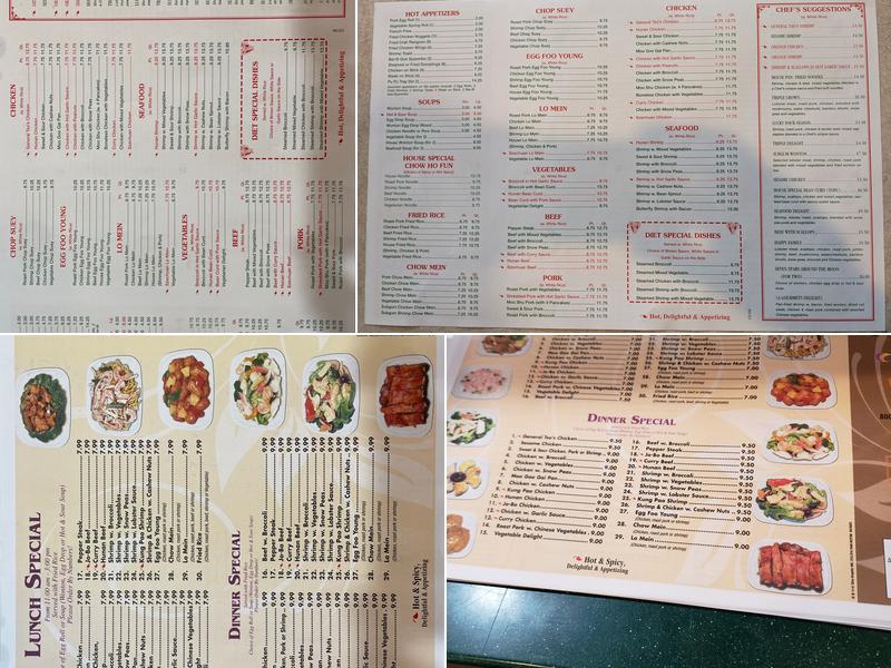 Chopsticks Menu