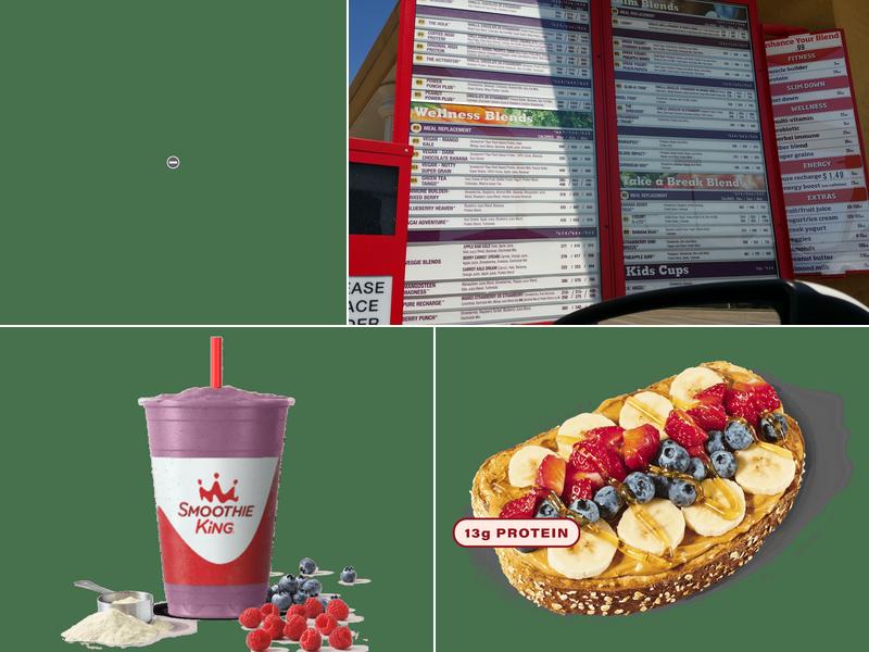 Smoothie King Menu