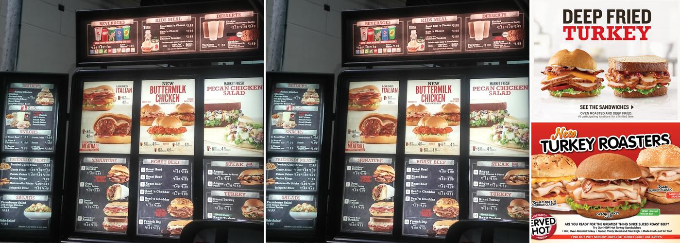 Arby's Menu