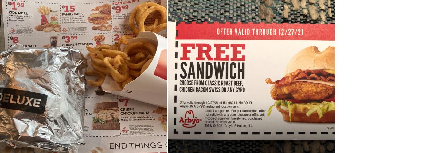 Arby's Menu