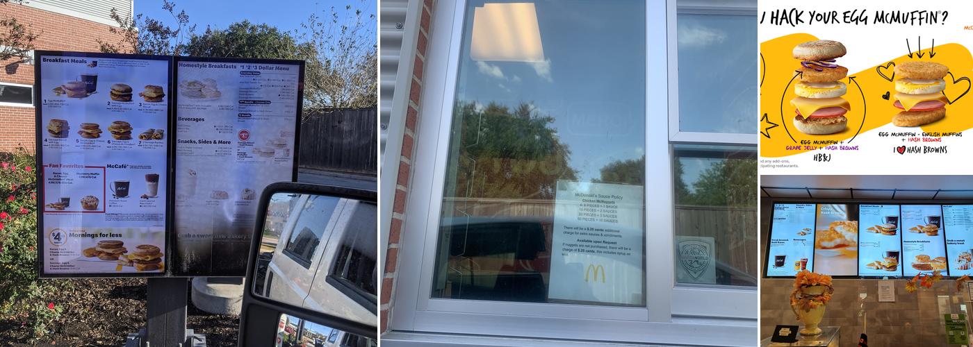 McDonald's Menu