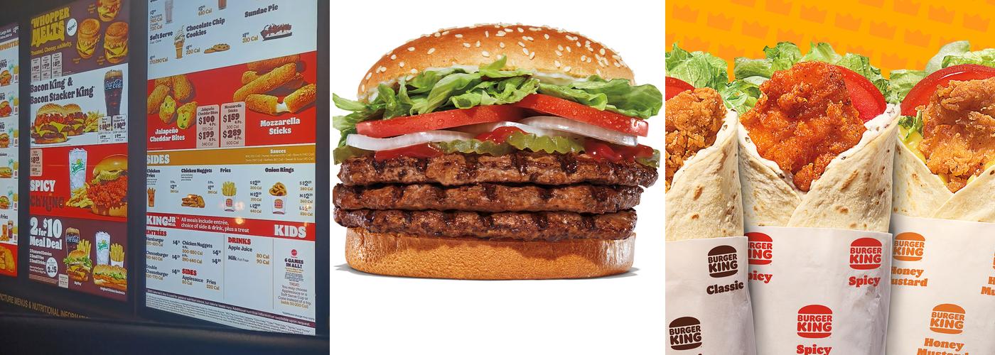 Burger King Menu