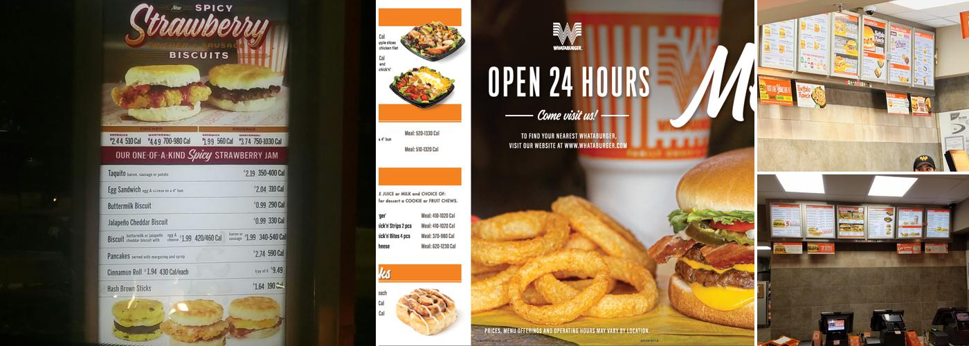 Whataburger Menu
