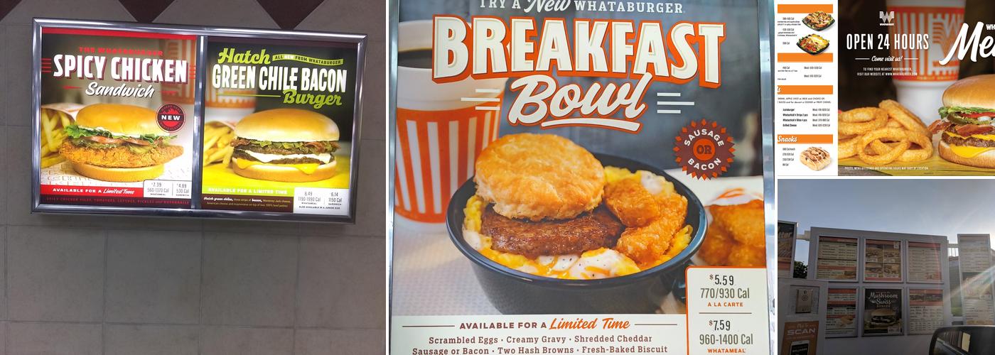 Whataburger Menu