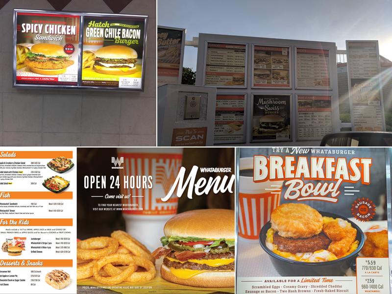 Whataburger Menu