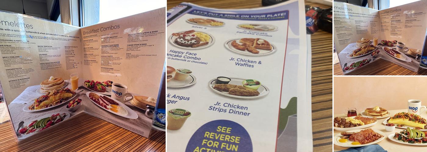 IHOP Menu