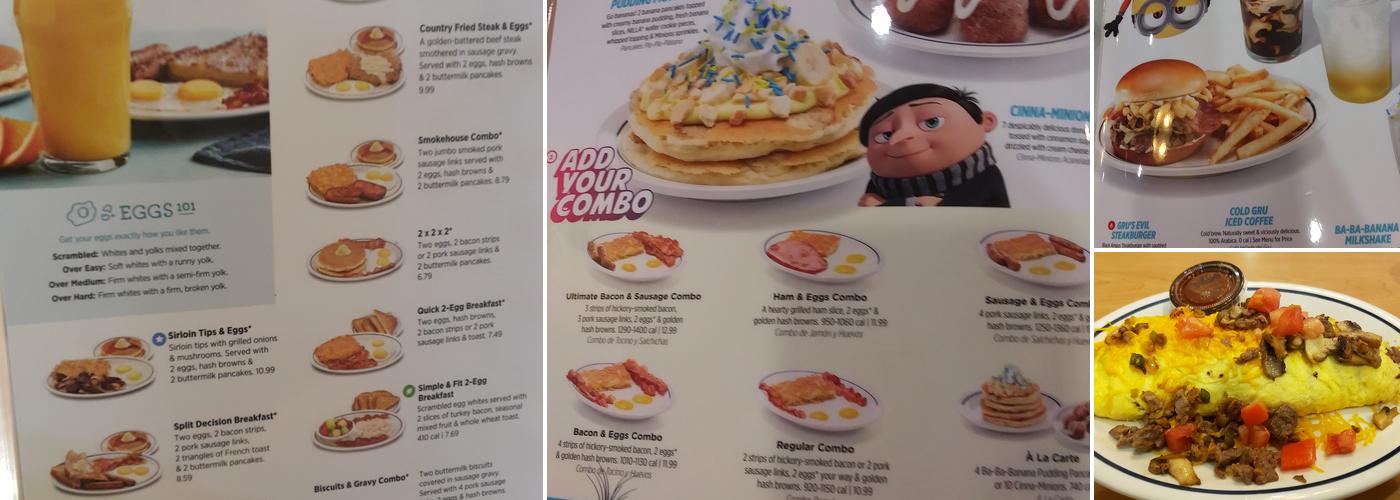 IHOP Menu