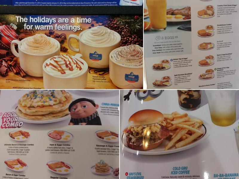 IHOP Menu