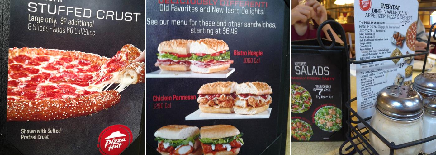 Pizza Hut Menu