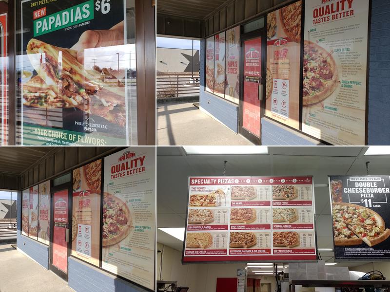 Papa Johns Pizza Menu