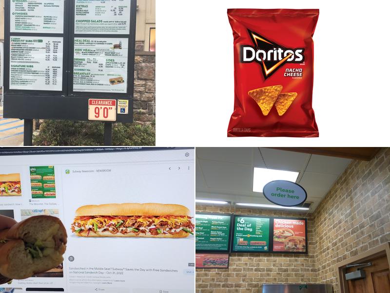 Subway Menu