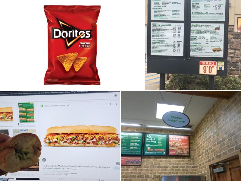 Subway Menu