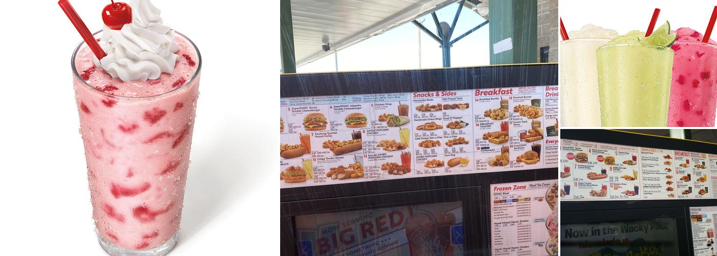 Sonic Drive-In Menu
