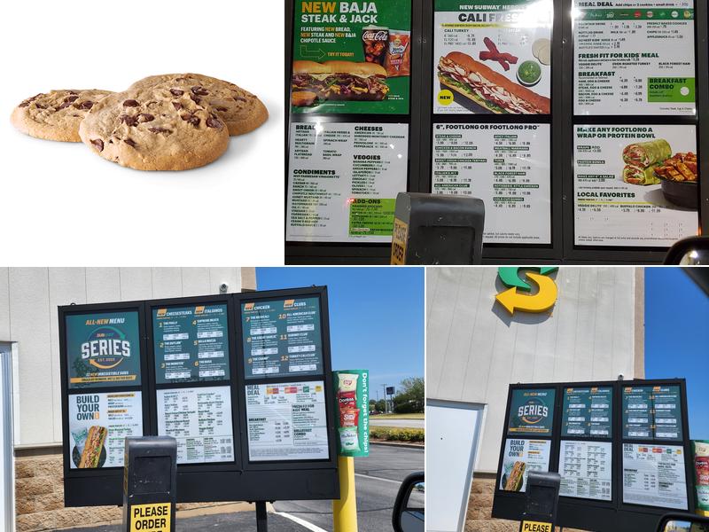 Subway Menu
