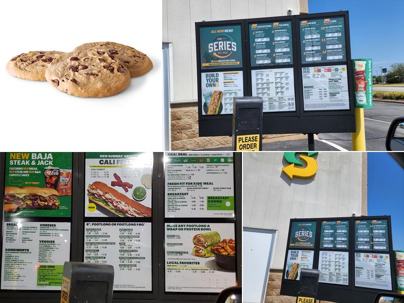 Subway Menu