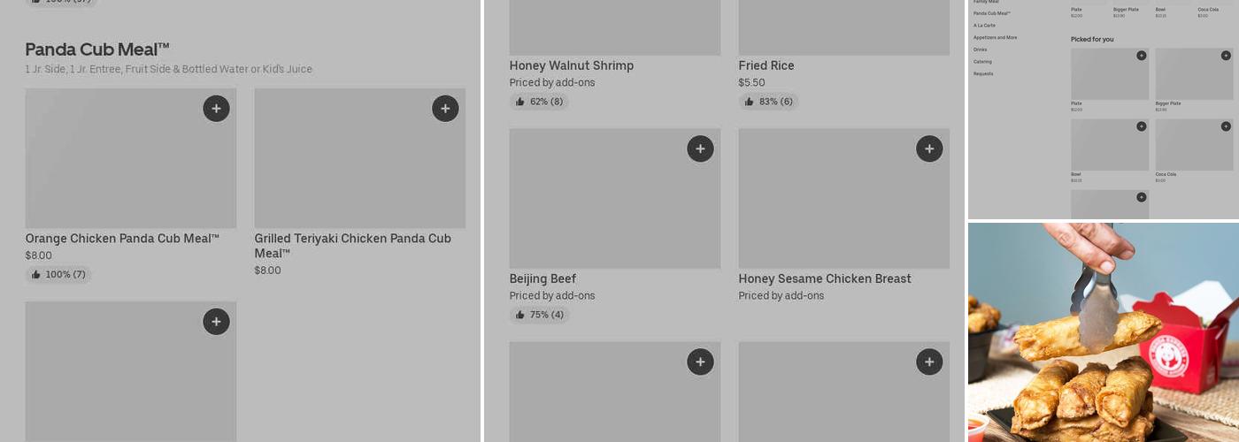Panda Express Menu