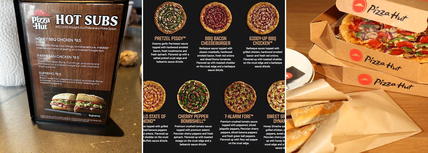 Pizza Hut Menu