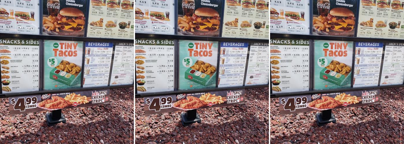 Jack in the Box Menu