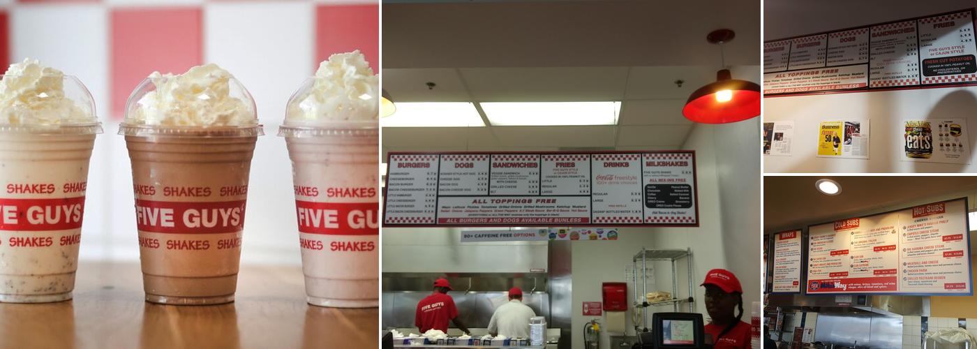 Five Guys Menu