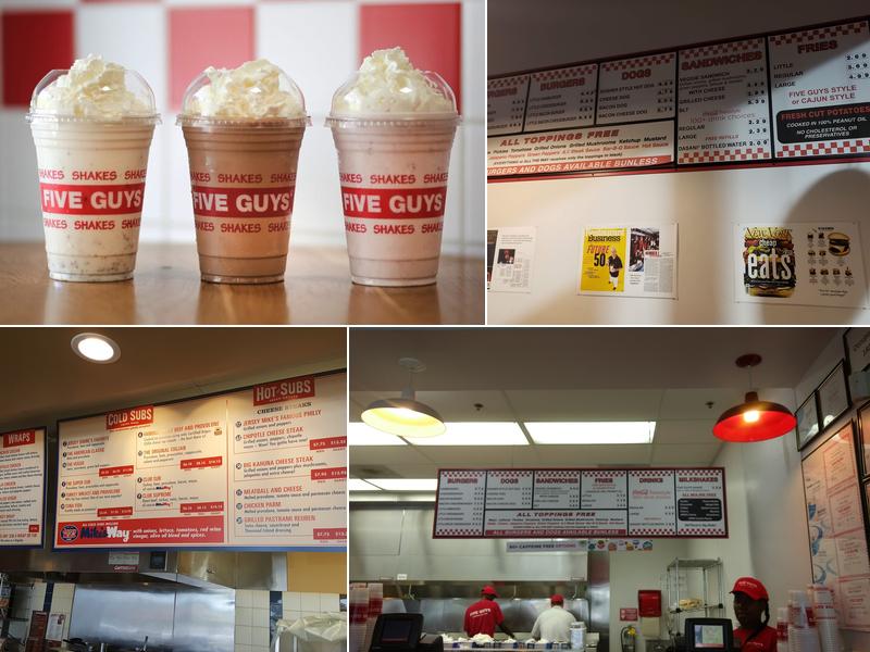 Five Guys Menu
