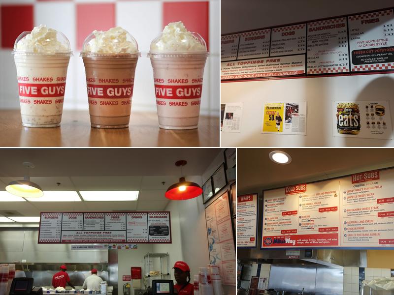 Five Guys Menu