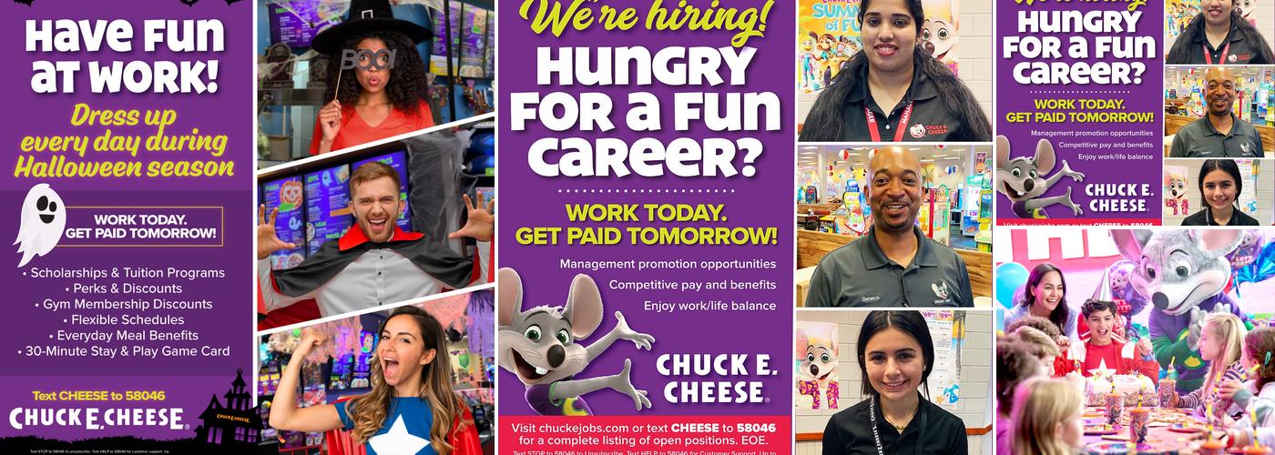 Chuck E. Cheese Menu