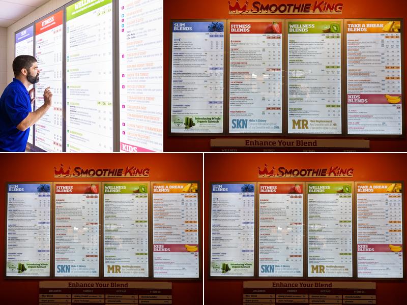 Smoothie King Menu