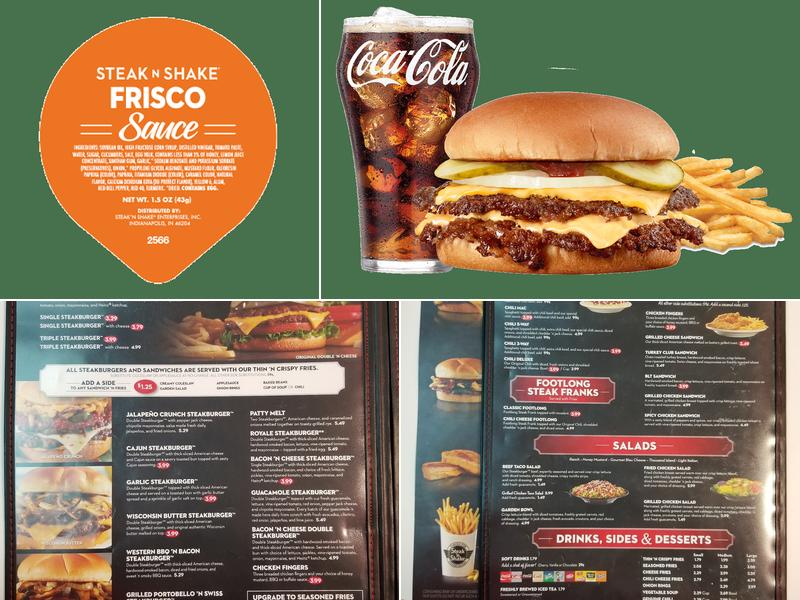 Steak 'n Shake Menu
