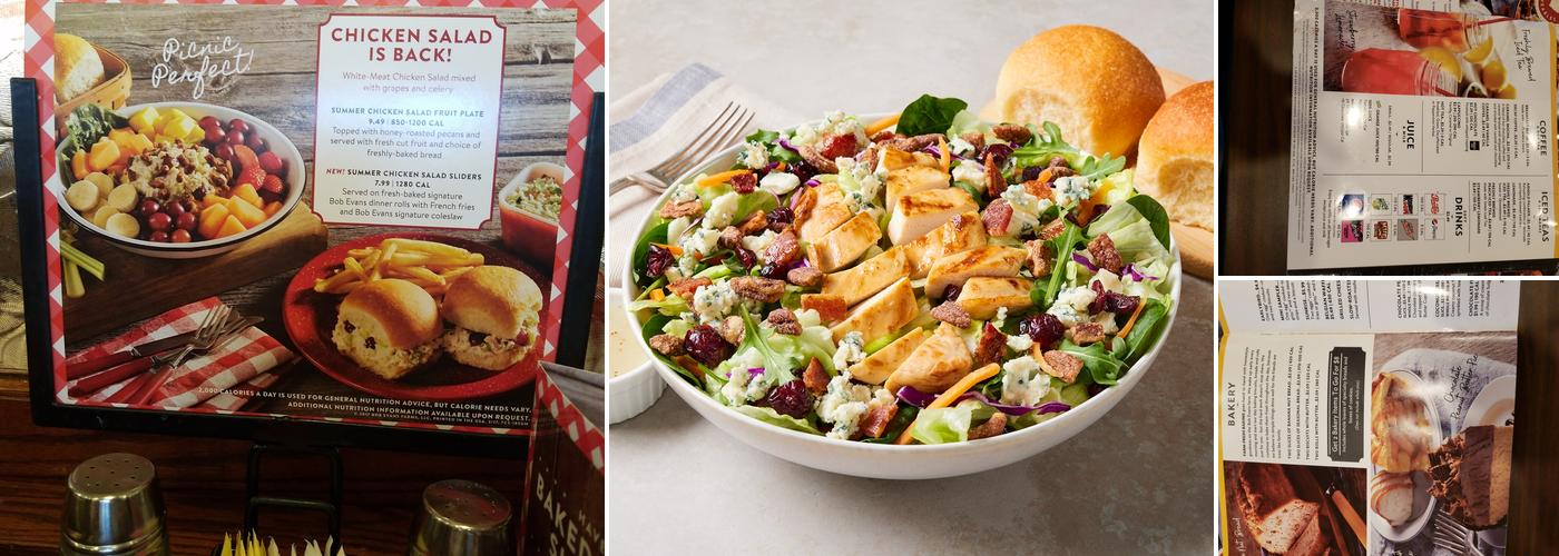 Bob Evans Menu