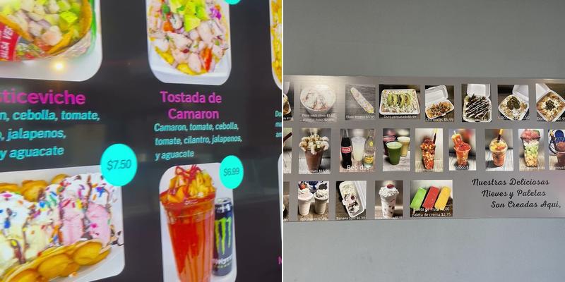 Paleteria Papis Menu