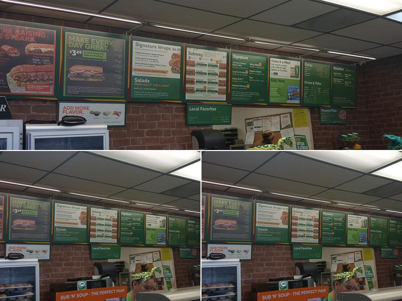 Subway Menu