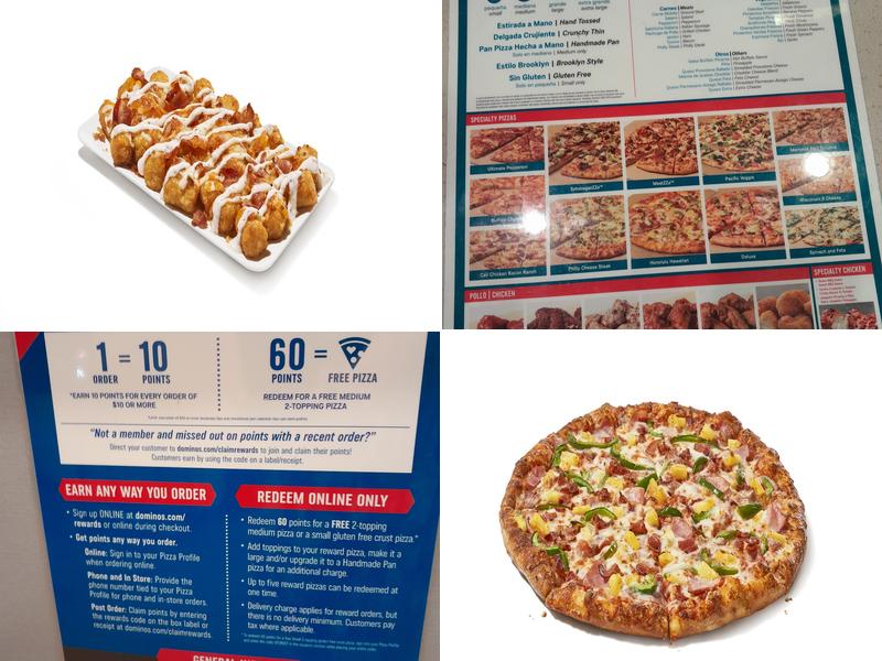 Domino's Pizza Menu