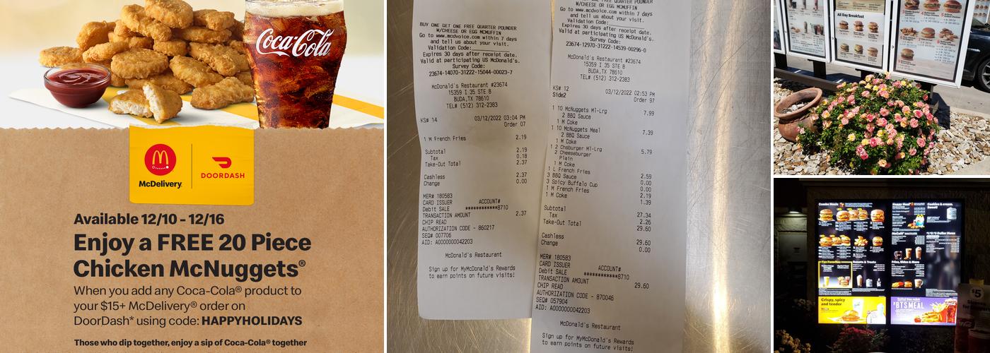 McDonald's Menu