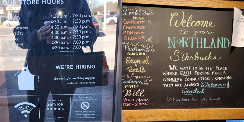 Starbucks Menu