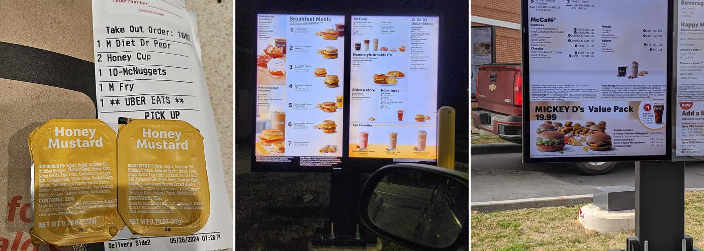 McDonald's Menu