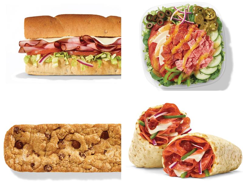 Subway Menu