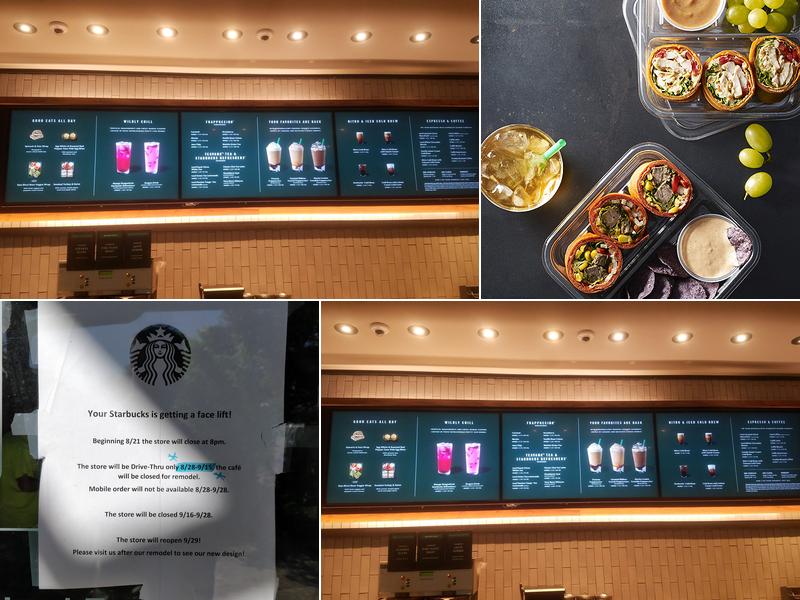 Starbucks Menu