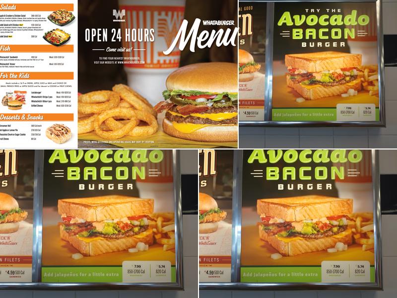 Whataburger Menu